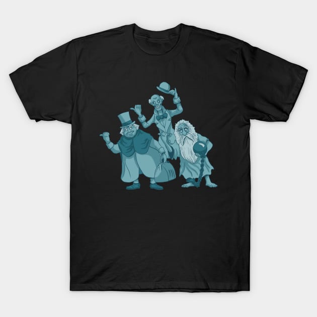 Hitchhiking Ghosts T-Shirt by Black Snow Comics